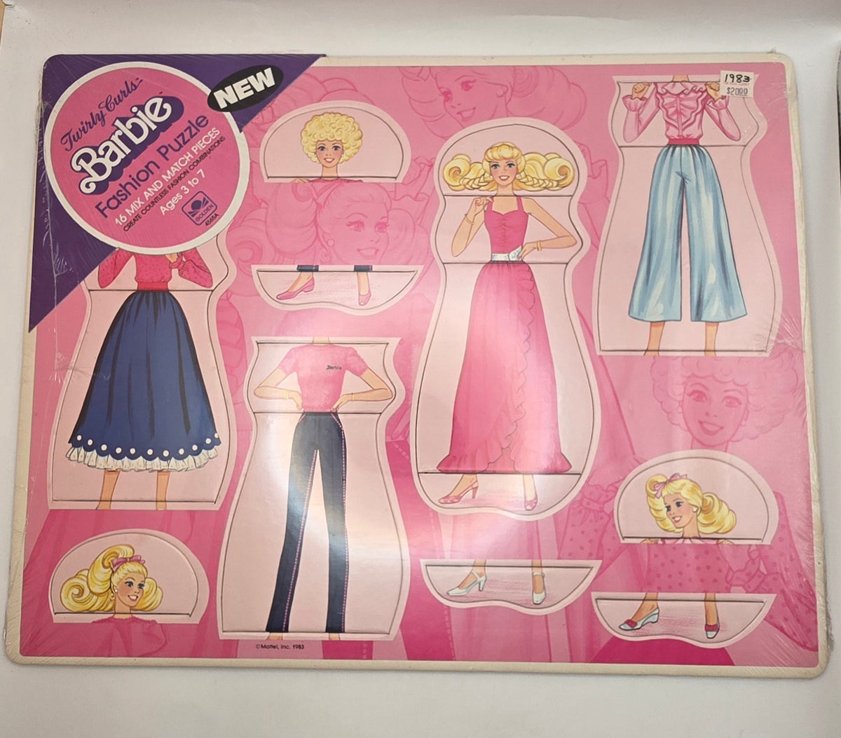 1983 Barbie Dress-Up Puzzles