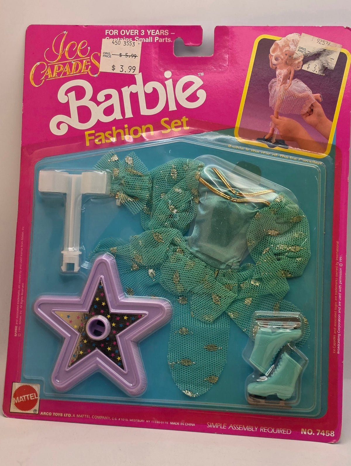 Barbie Ice Capades Fashion Set