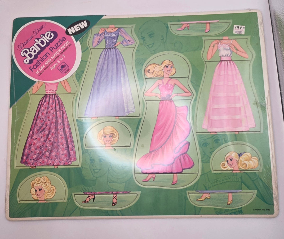 1983 Barbie Dress-Up Puzzles