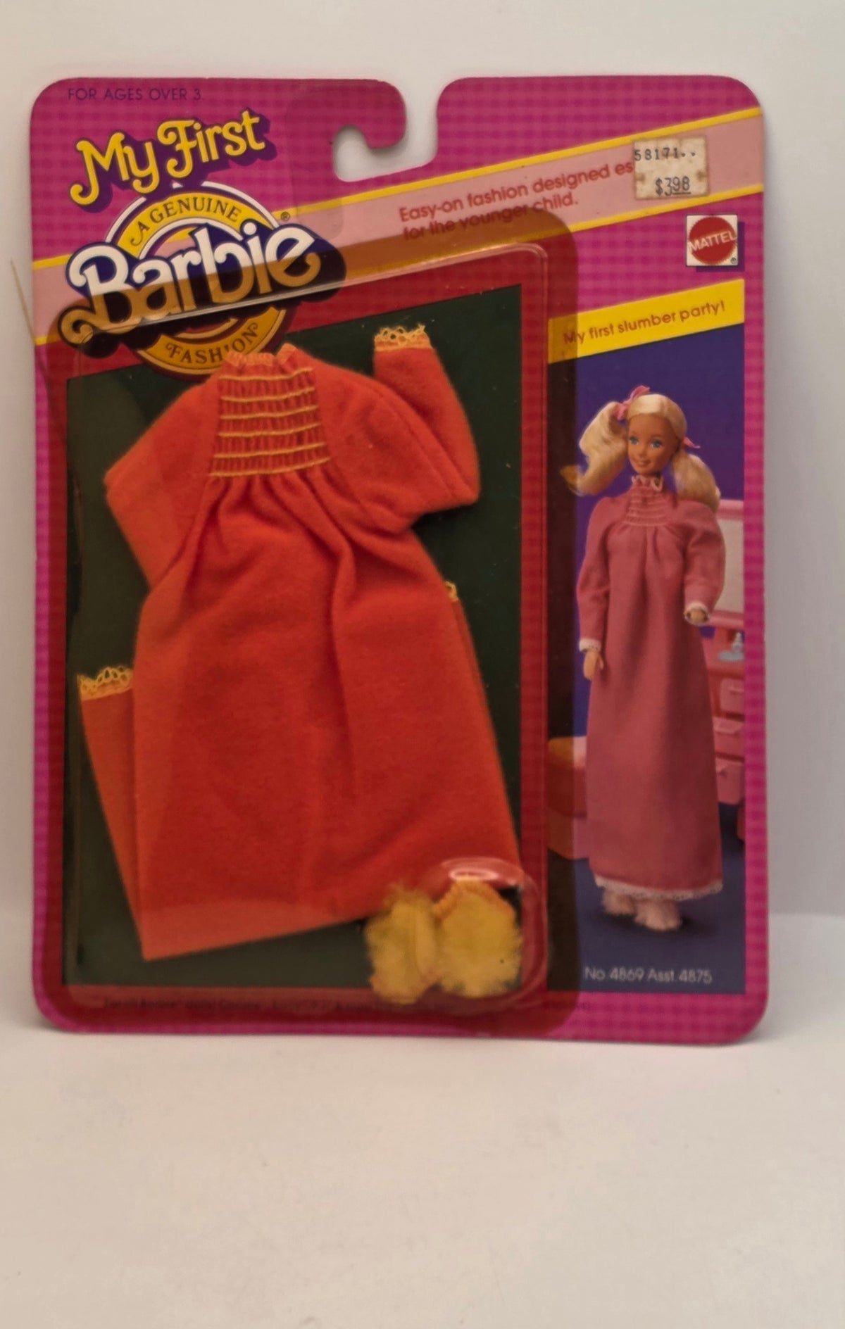My First Barbie Outfit: My First Slumber Party